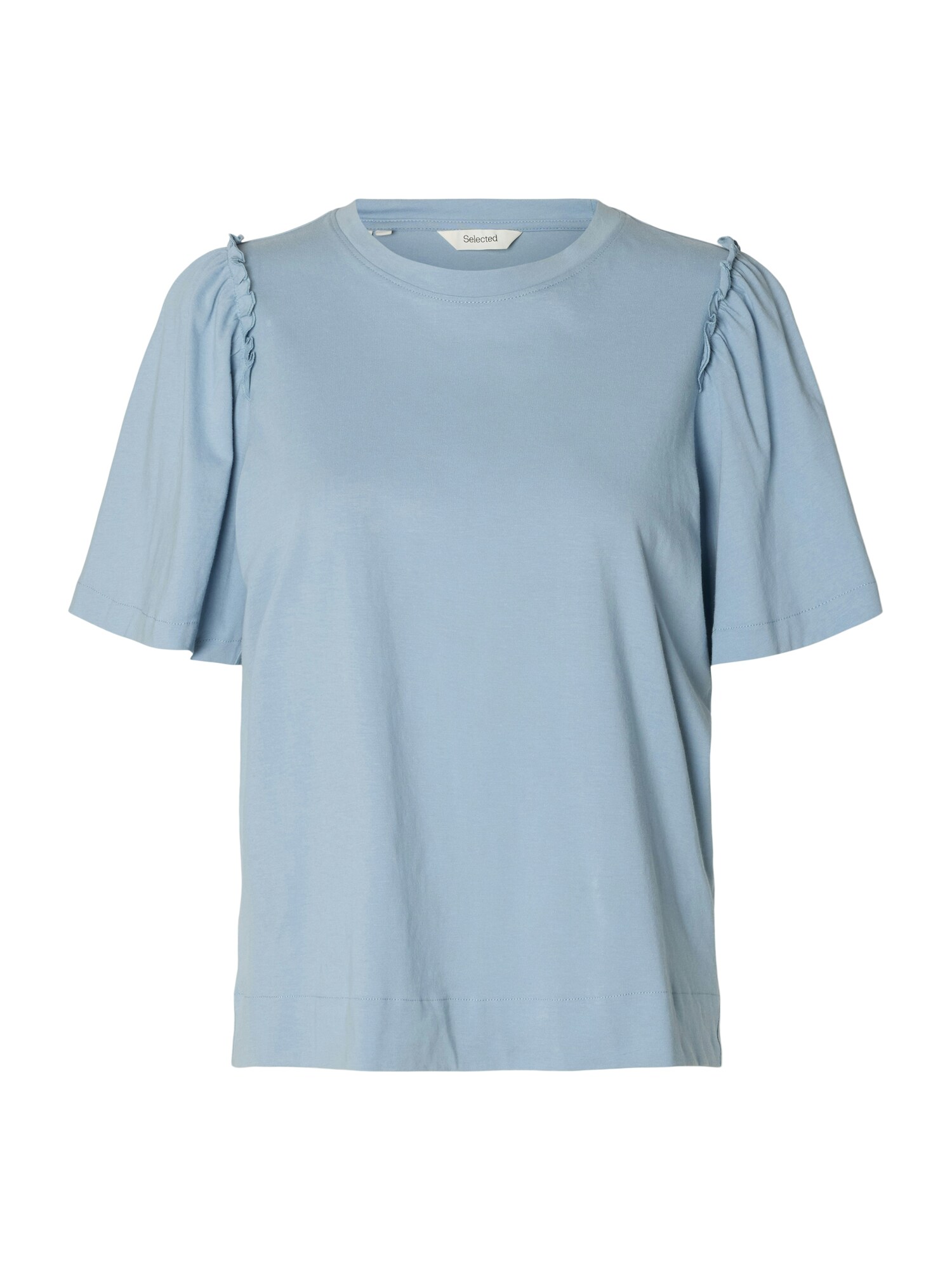 SELECTED Tricou 'SLFPENELOPE'  albastru fumuriu