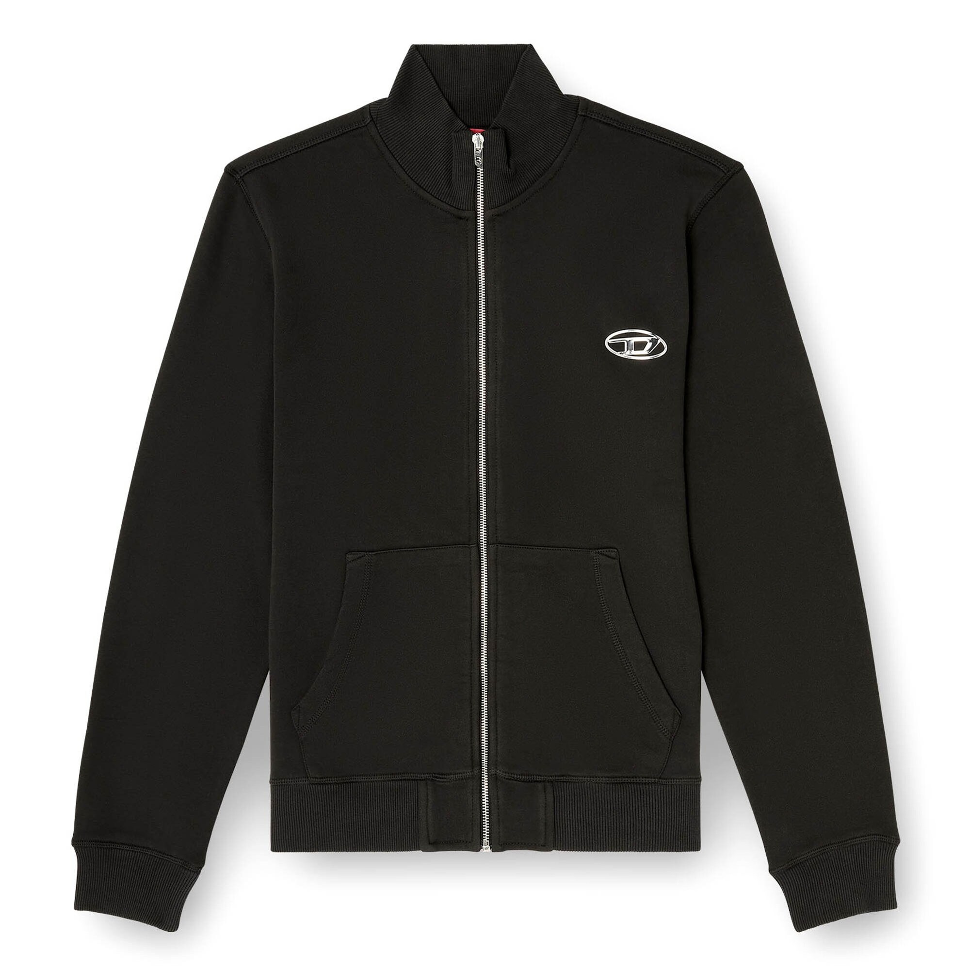 DIESEL Sudadera con cremallera negro – imagen 1