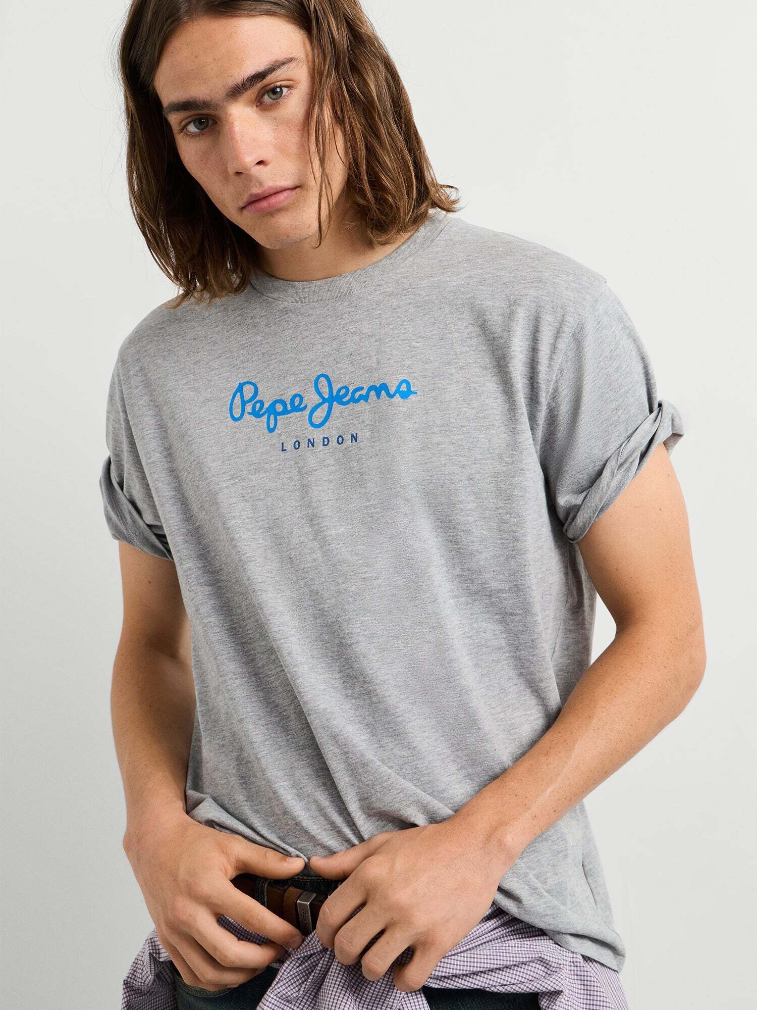Pepe Jeans Camiseta  azul / gris