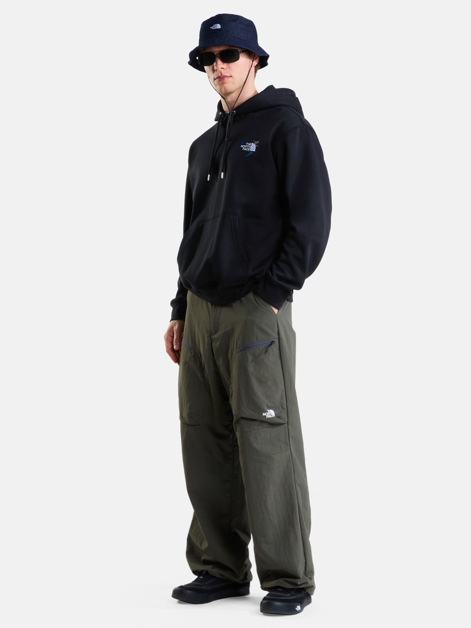 THE NORTH FACE Sudadera 'Off Piste'  turquesa / azul cobalto / negro / blanco – imagen 4