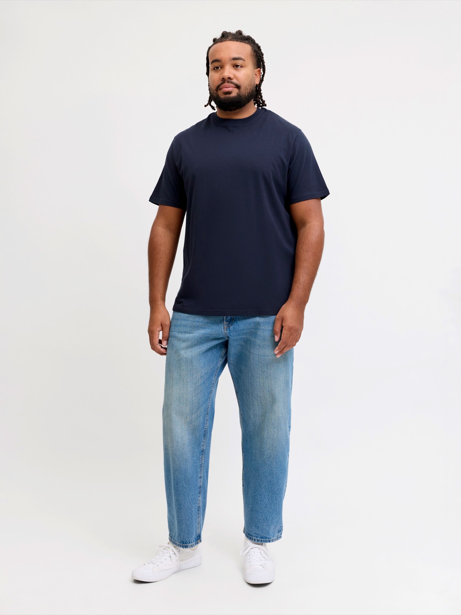 Jack & Jones Plus Tričko  námornícka modrá (obrázok 3)