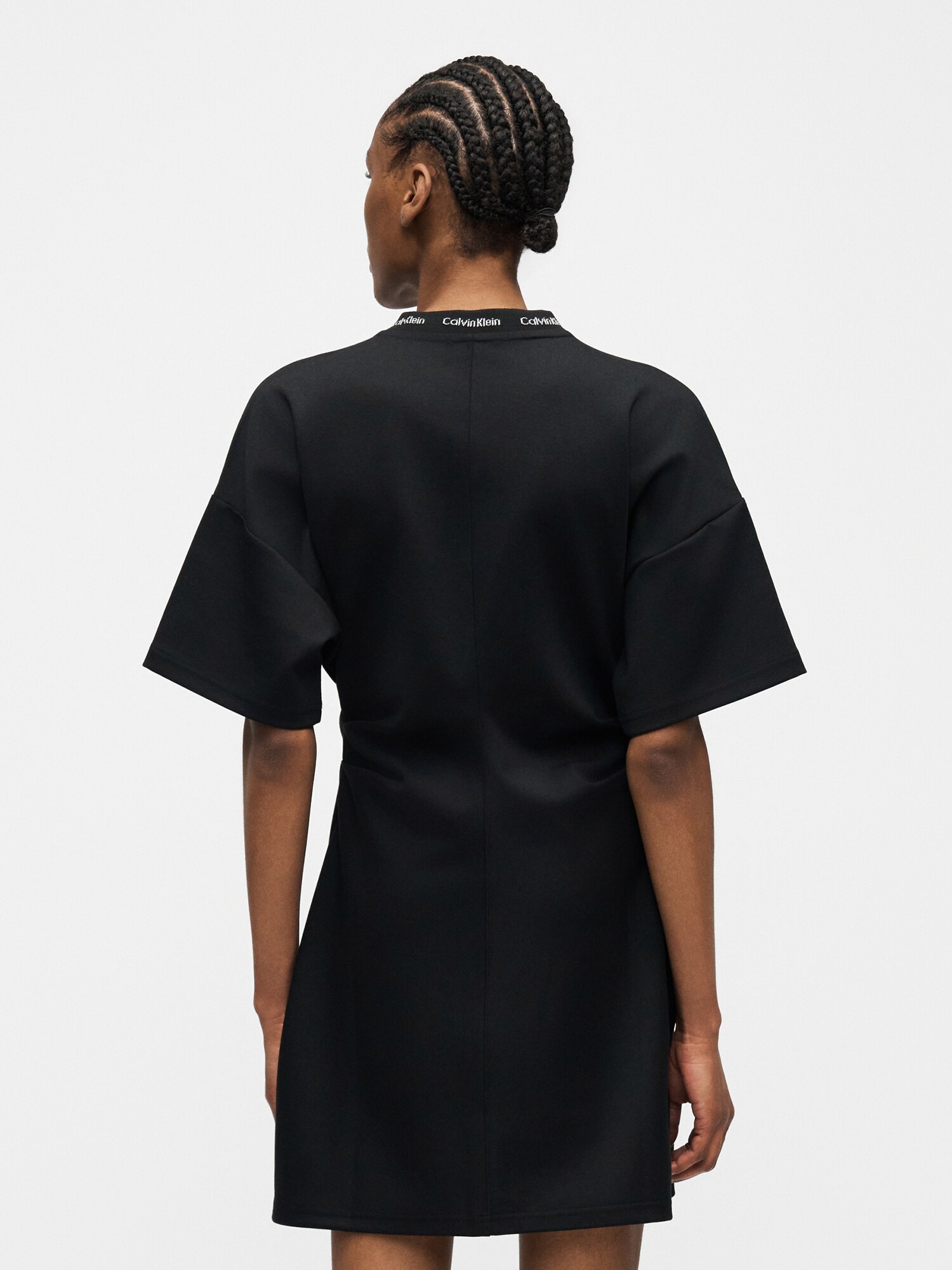 Calvin Klein Jeans Vestido Corto De Manga Corta Lv047g251g