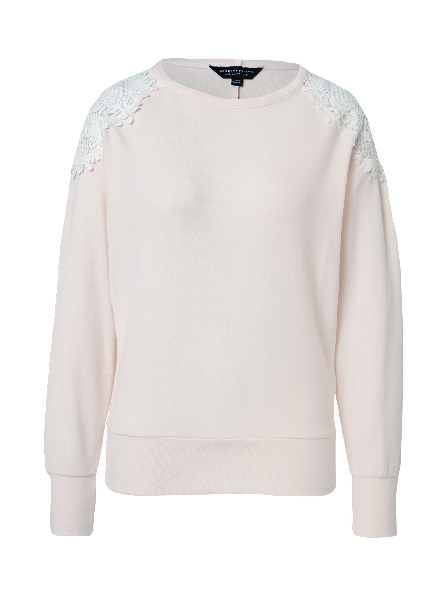 Dorothy Perkins Megztinis be užsegimo  persikų spalva / balta