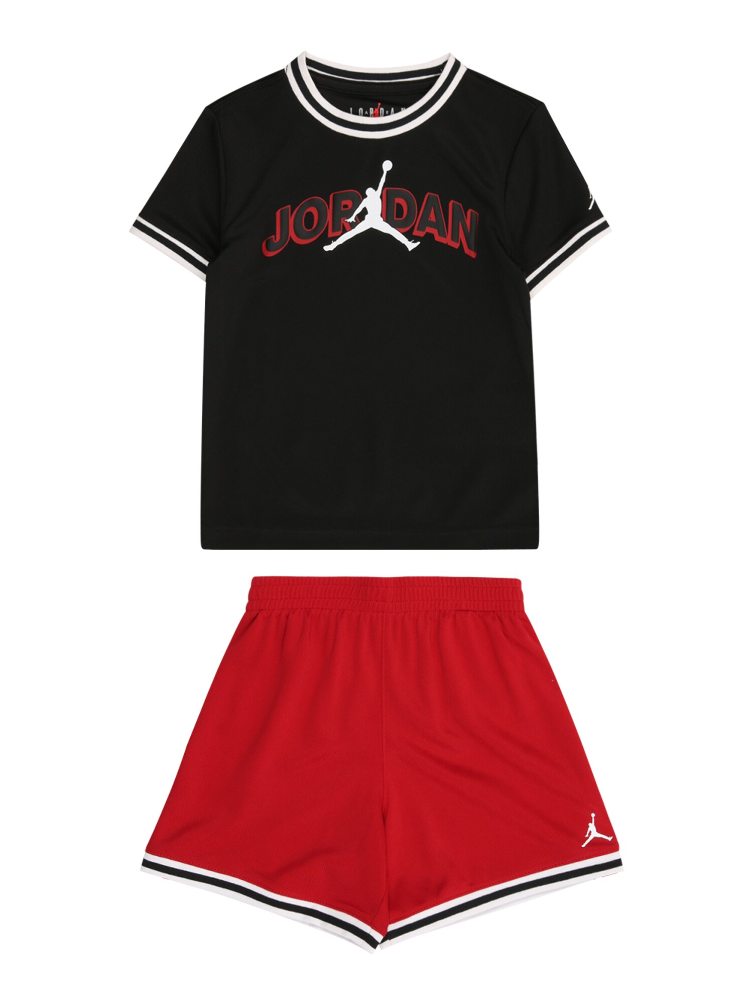 Jordan Set  červená / čierna / biela