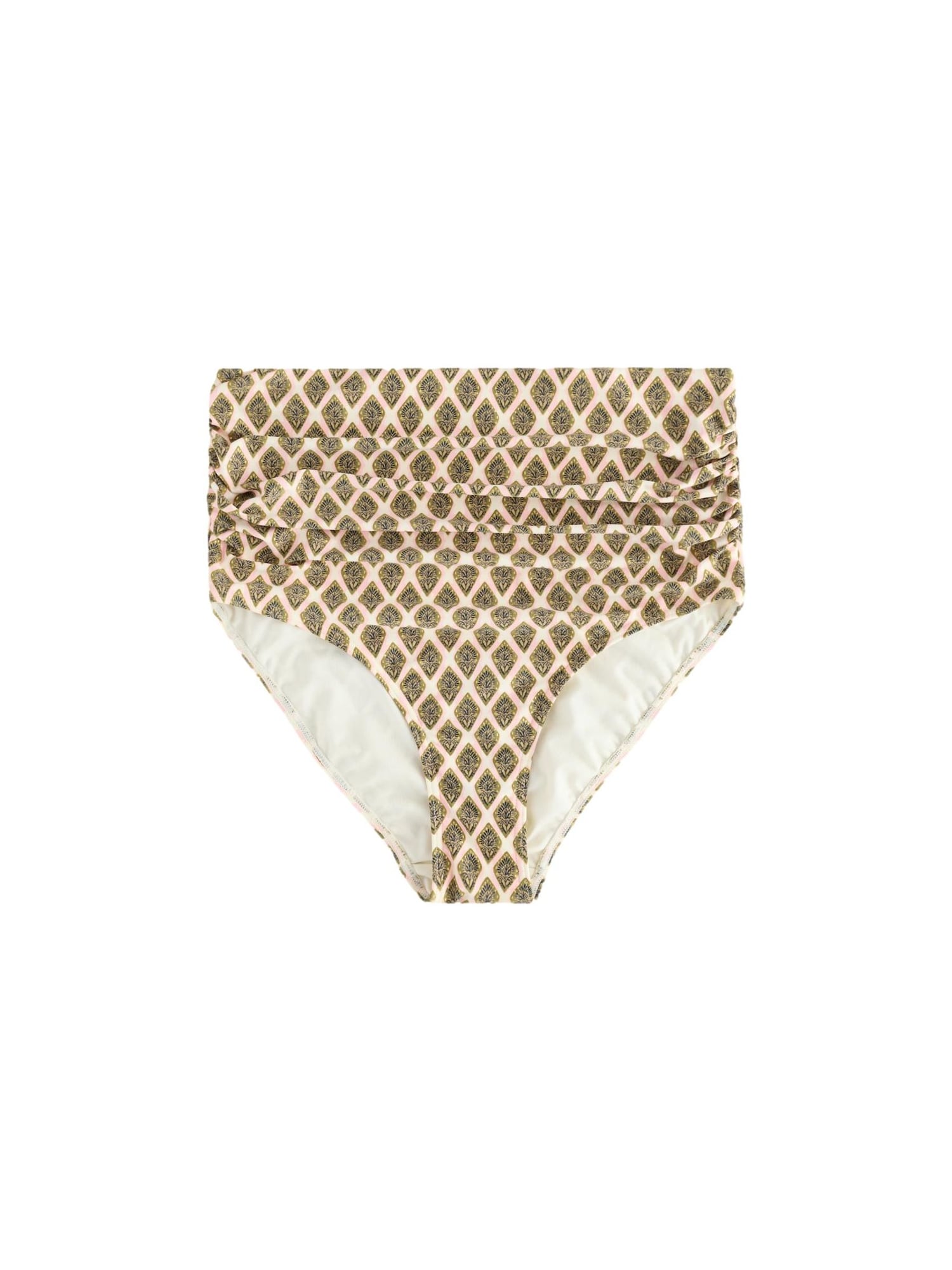 Next Slip costum de baie  oliv / roz