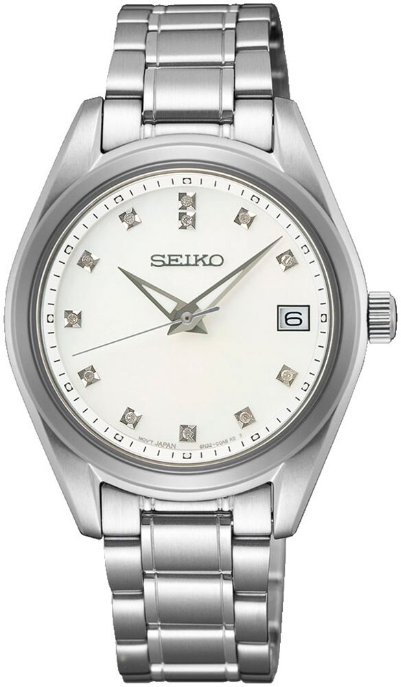 SEIKO Analoguhr Damen Größe One Size silber