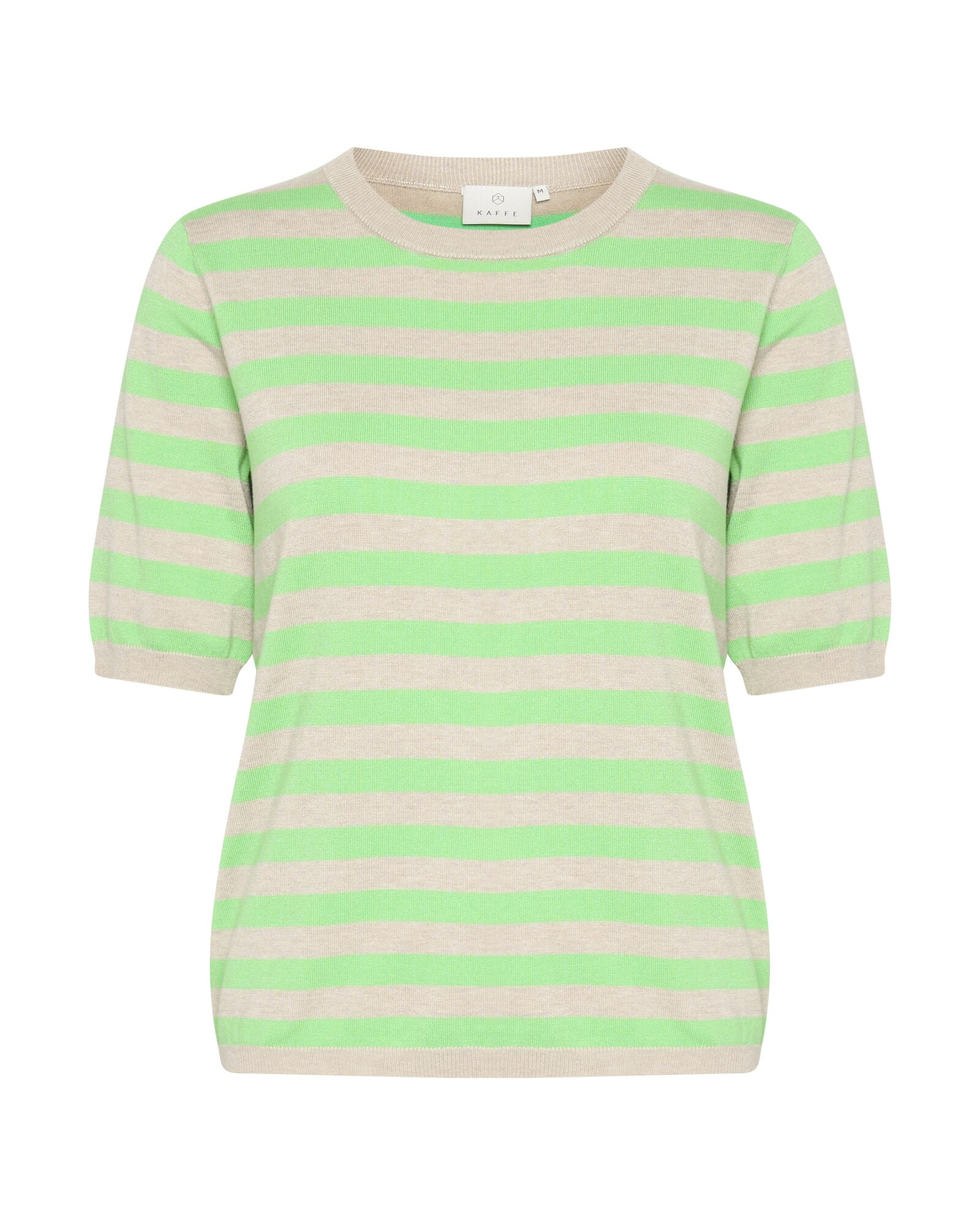 Kaffe Pulover KA Lizza  bej amestecat / verde deschis