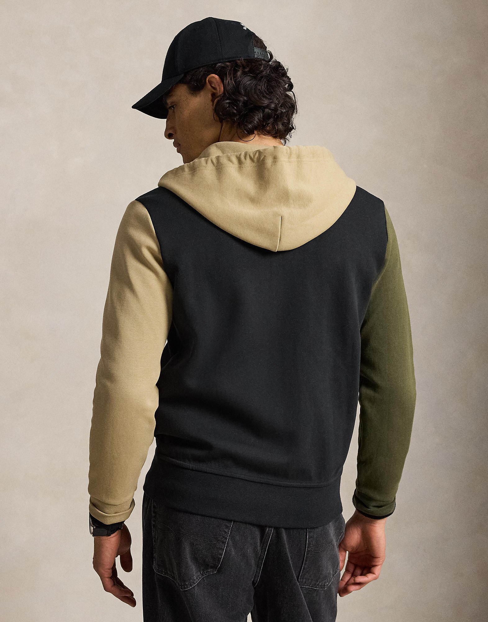 Polo Ralph Lauren Sudadera con cremallera arena / cognac / oliva / negro – imagen 3