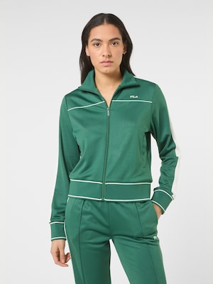 FILA Sudadera con cremallera 'MICHI regular cropped taped track jacket'  verde