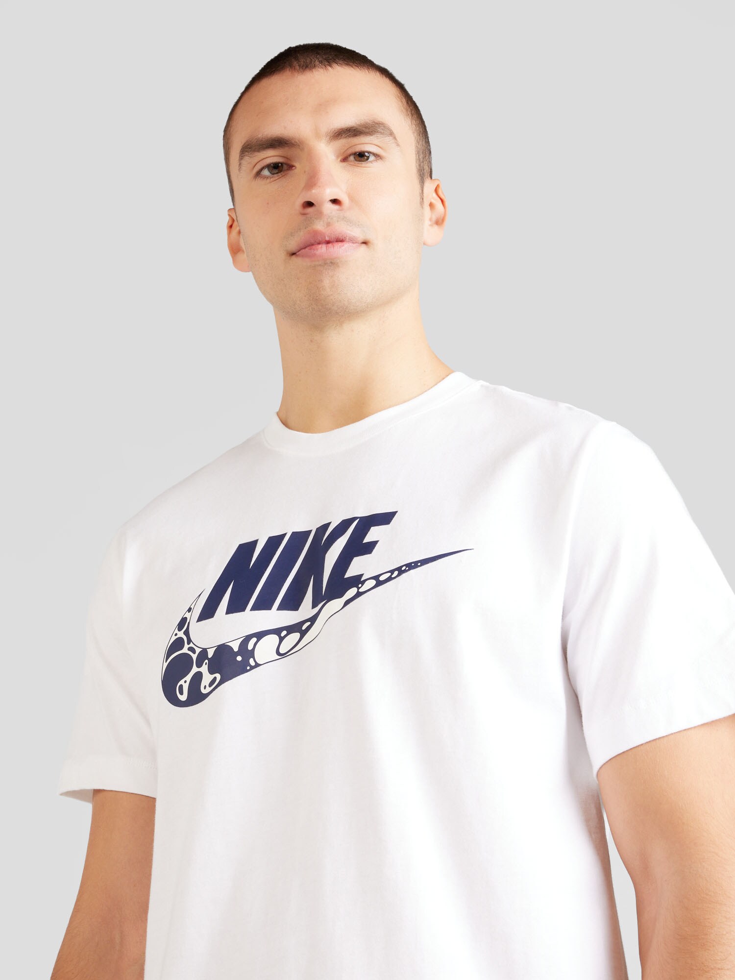 Nike Sportswear Tričko 'Futura' ultramarínová / biela (obrázok 5)