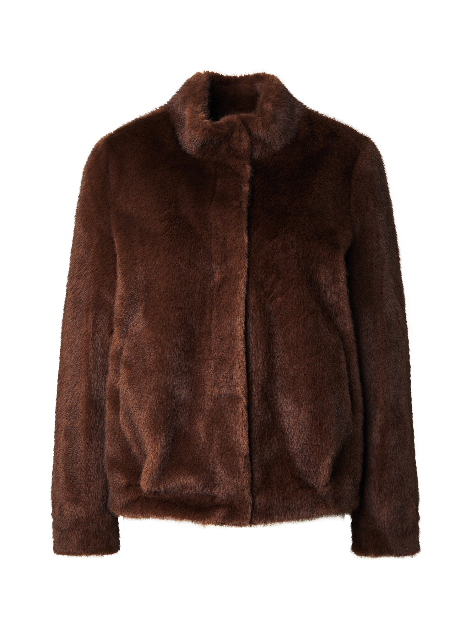 GUESS Geacă de primăvară-toamnă LUNA  maro închis