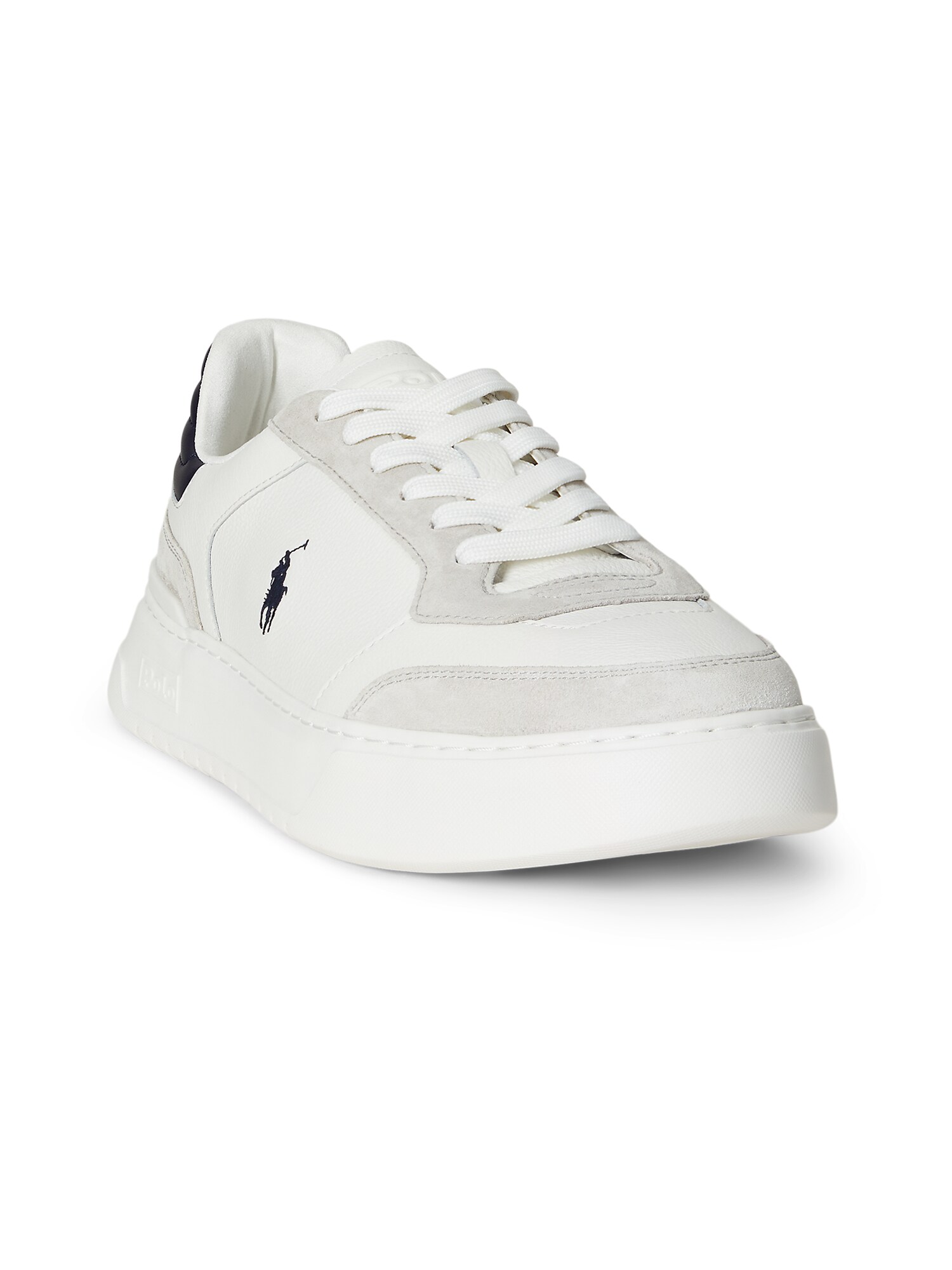 Polo Ralph Lauren Sneaker low  bleumarin / gri deschis / alb
