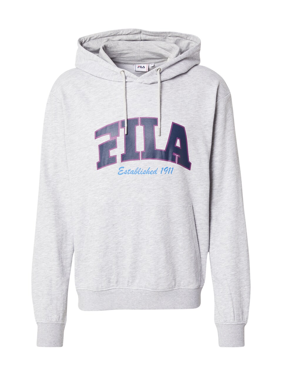Sport sweatshirt 'LANDEN' himmelsblå / mörkblå / gråmelerad