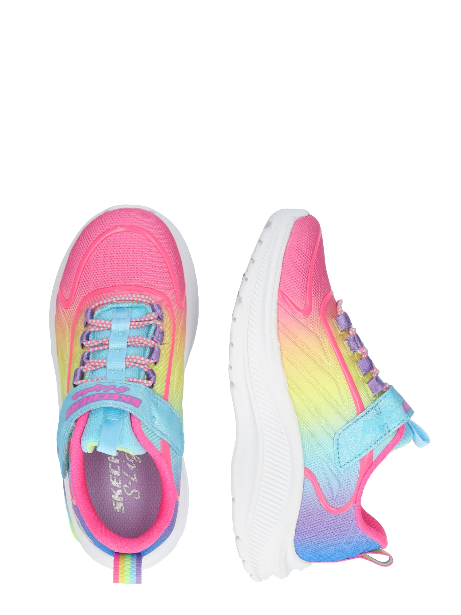 SKECHERS Sportcipő 'RAINBOW CRUISERS'  tengerészkék / világoskék / sárga / világos-rózsaszín termék 2. képe
