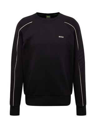 Boss Sweatshirt ‘Salbo 1’ Zwart / Wit