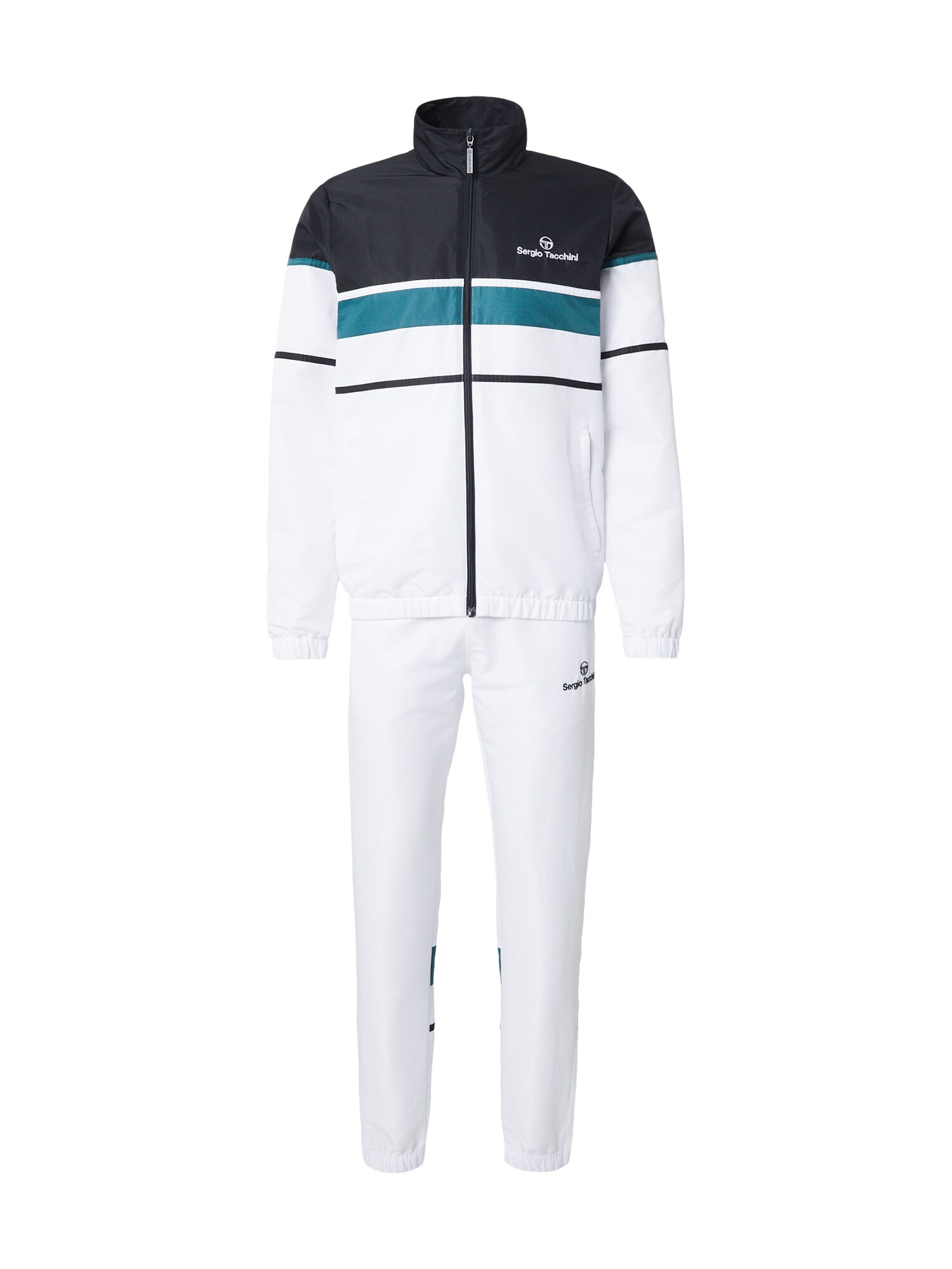 Sergio Tacchini Costum de trening 'Scorpione'  albastru marin / negru / alb