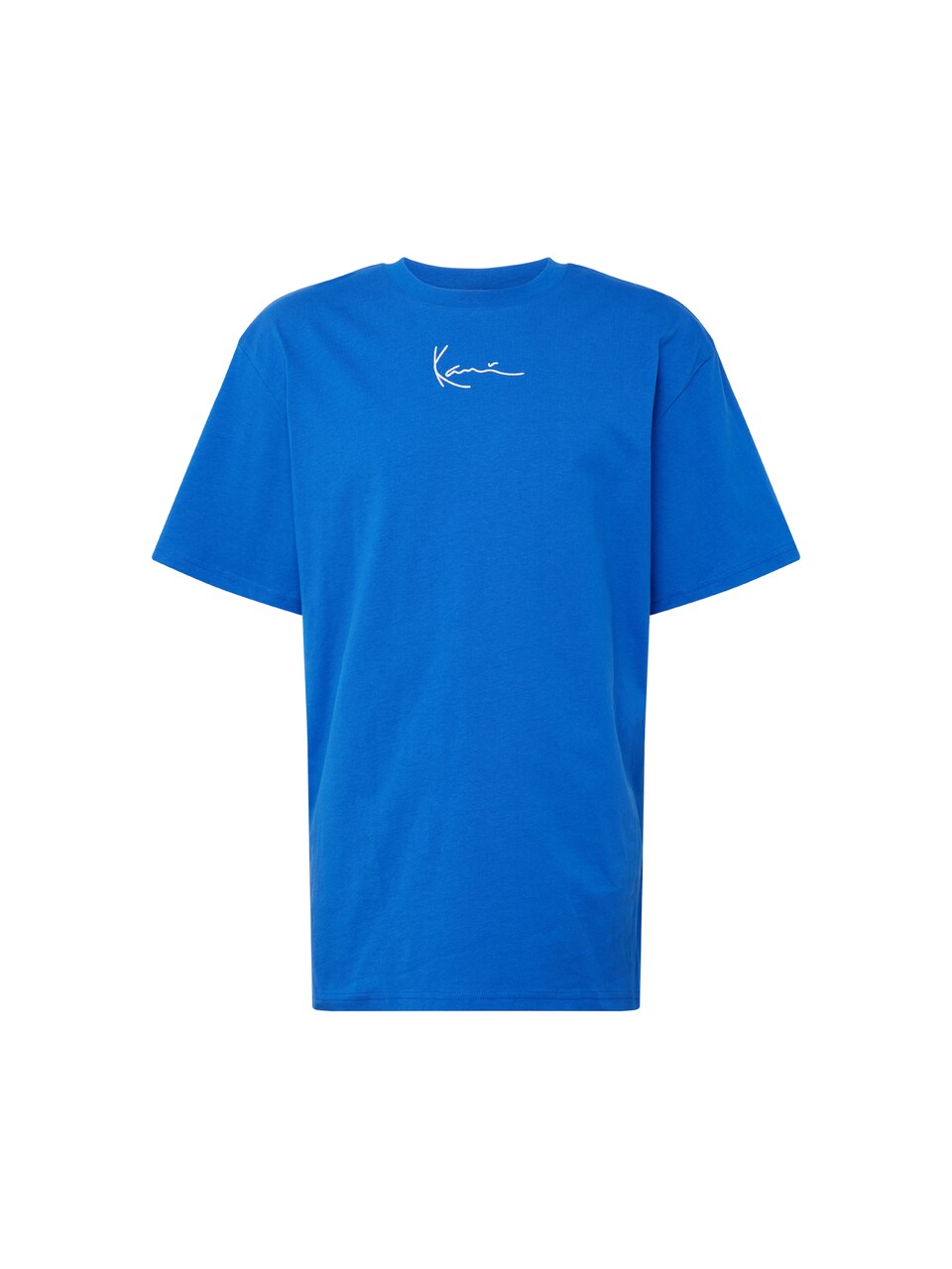 T-shirt royalblå / pastellgul / jade