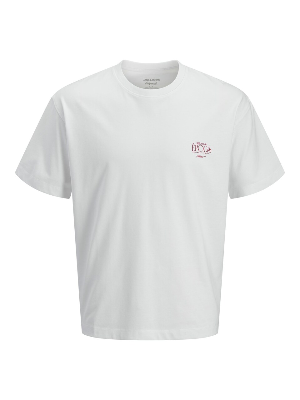 T-shirt 'JORSALAMANCO' pueblo / taupe / mörkröd