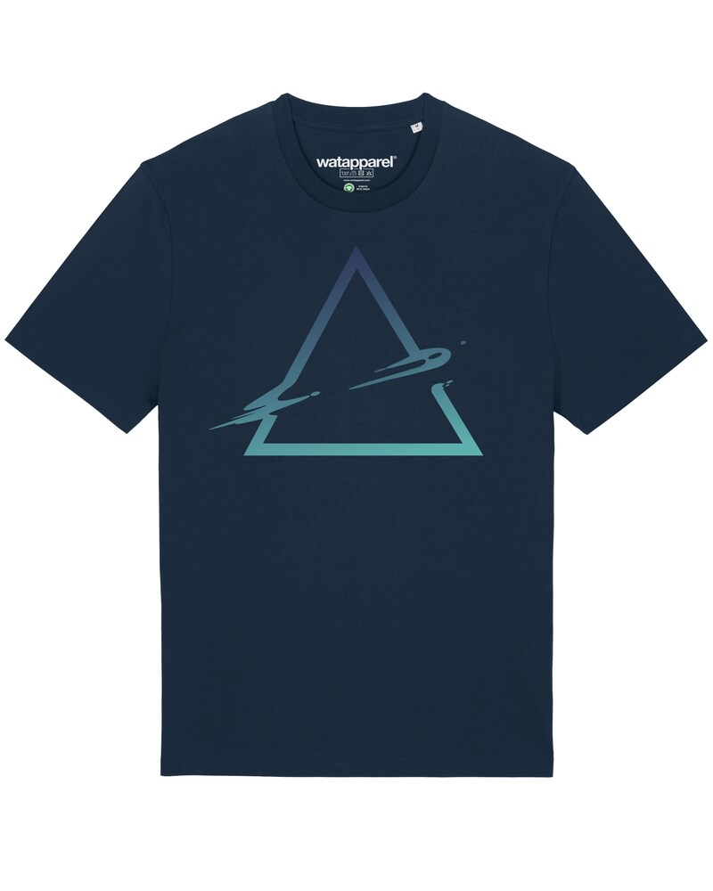 Watapparel T-Shirt ' Triangle ' Herren Größe XXXL blau