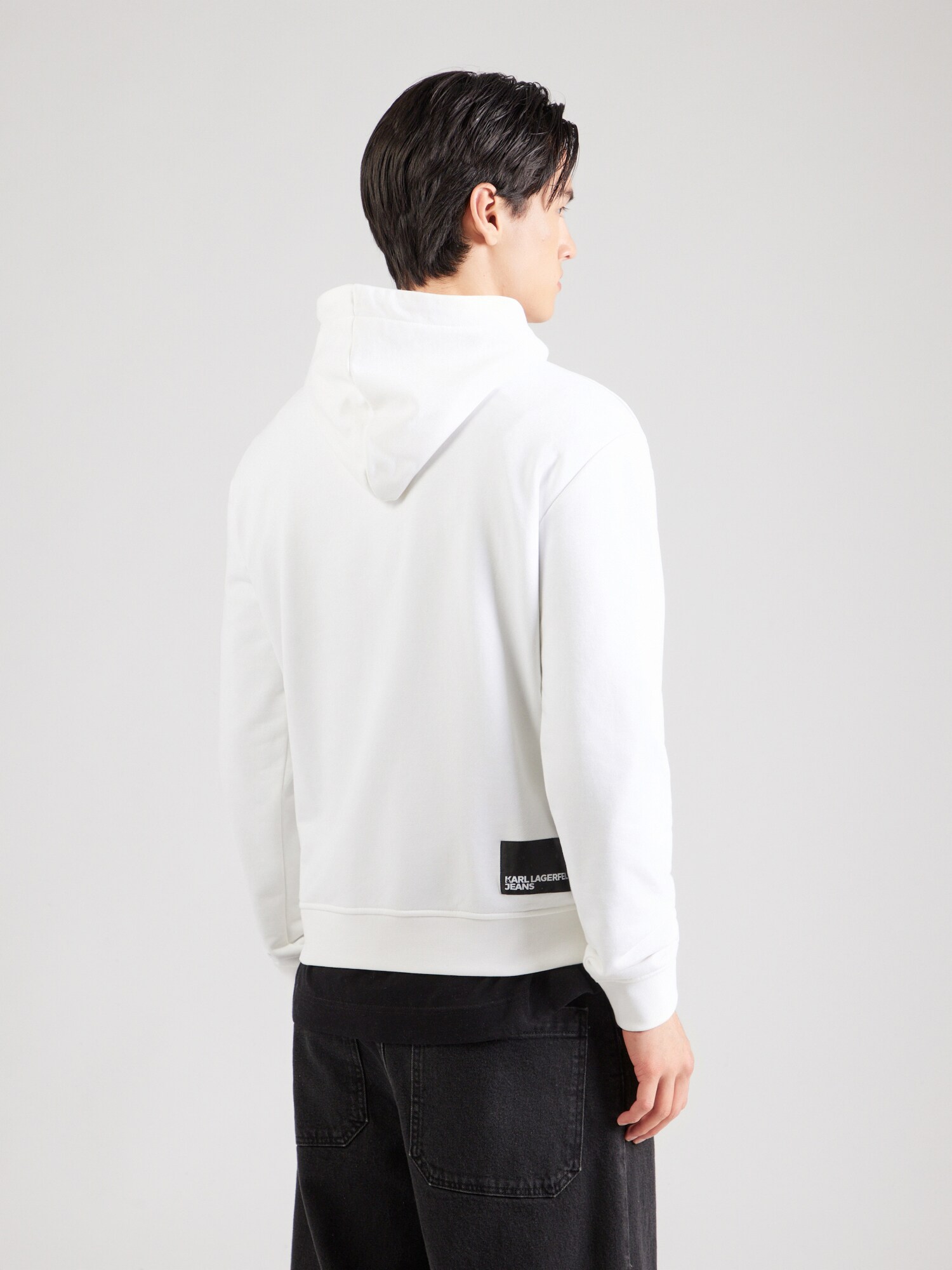 KARL LAGERFELD JEANS Sudadera negro / blanco – imagen 23