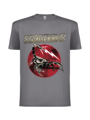 Scorpions Camiseta 'Scorpions Sting T-Shirt'  gris