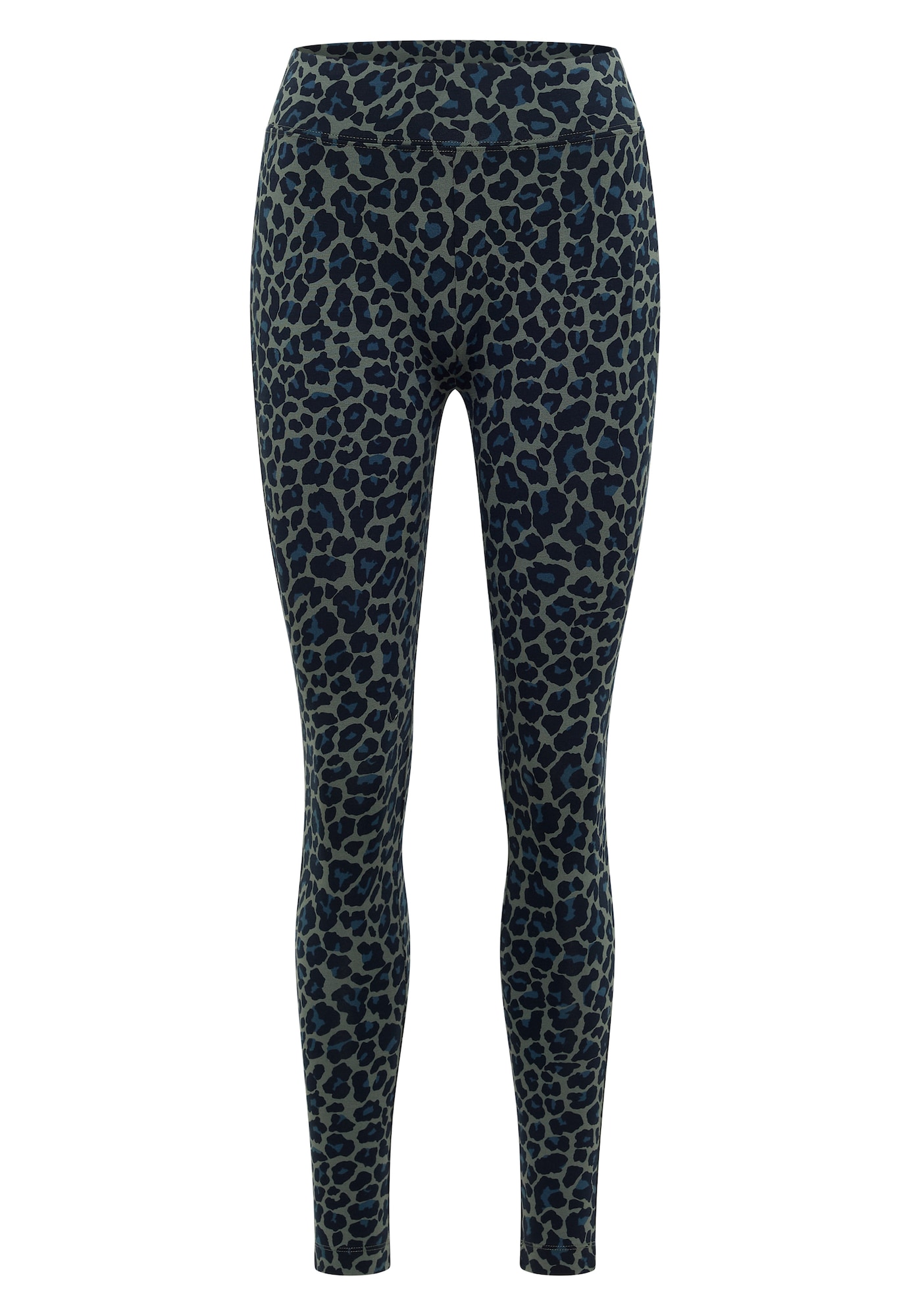 CECIL Leggings Tracey albastru / verde mentă / negru