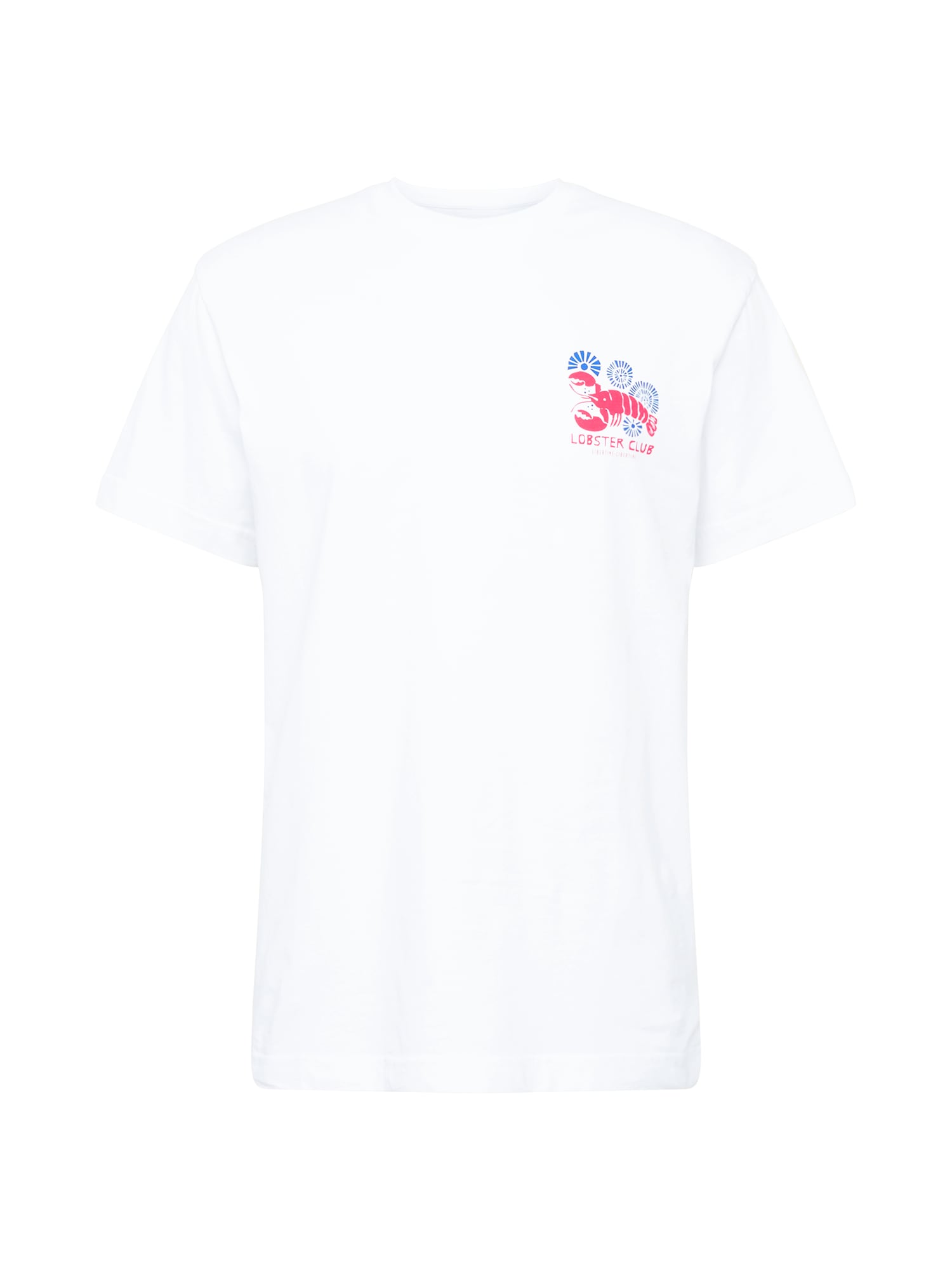 Libertine-Libertine Marškinėliai 'Beat Red Lobster' balta / tamsiai mėlyna / avietinė