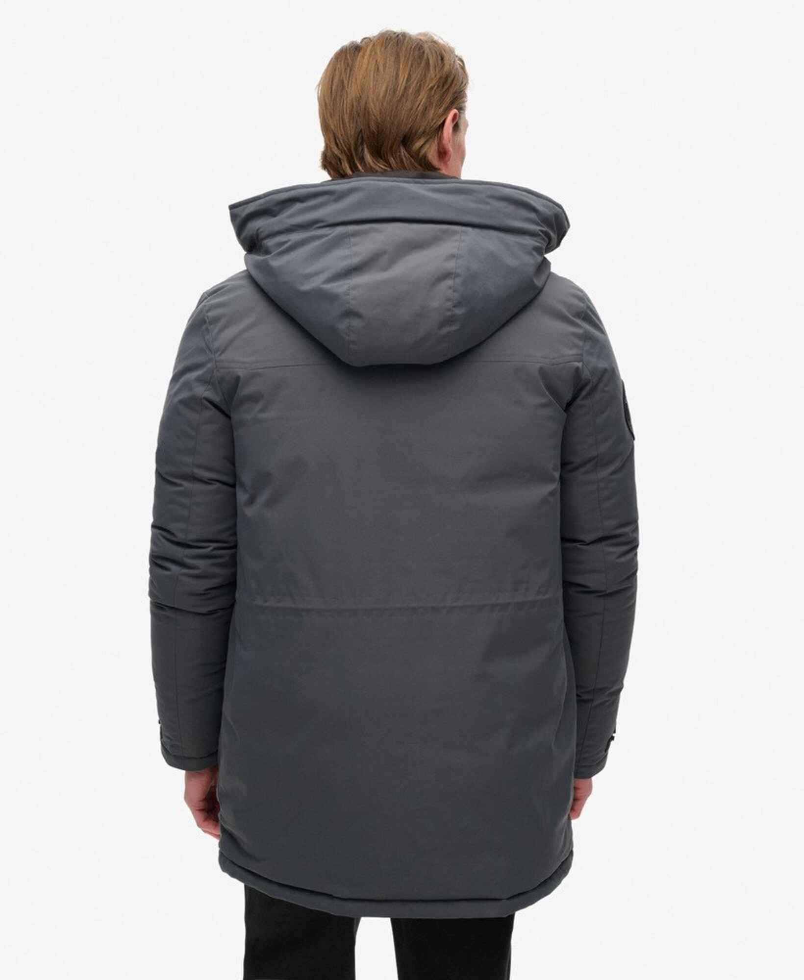 Superdry & Co Zimná parka tmavohnedá (obrázok 4)