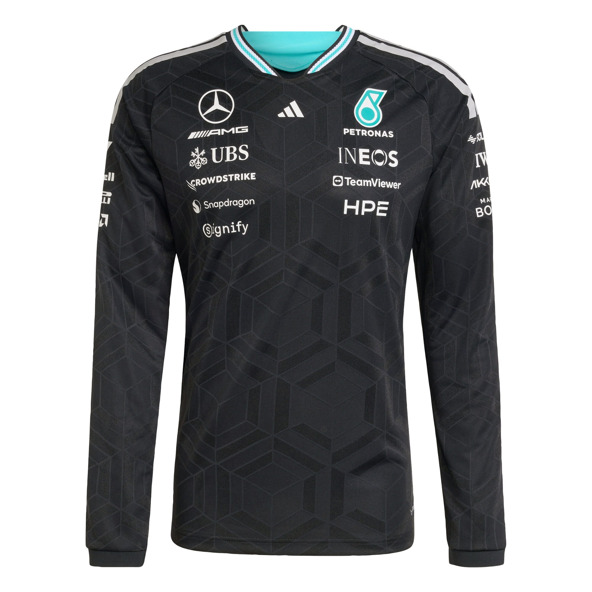 Adidas Performance Tricot 'Mercedes - Amg Petronas Formula 1 Team Authentic' Zwart / Wit