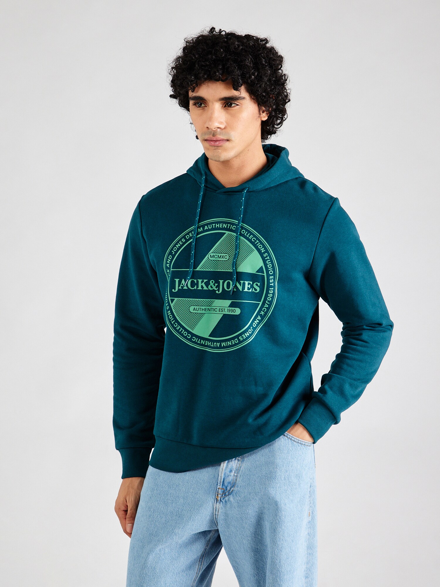 JACK & JONES Tréning póló 'RIO'  sötétzöld termék 2. képe