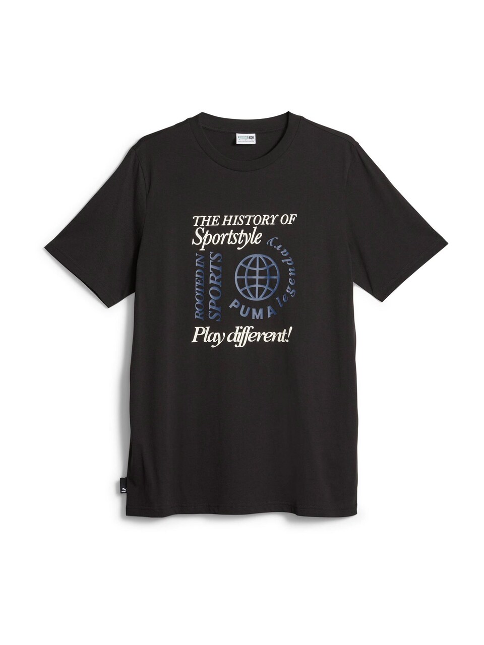 T-shirt marinblå / svart