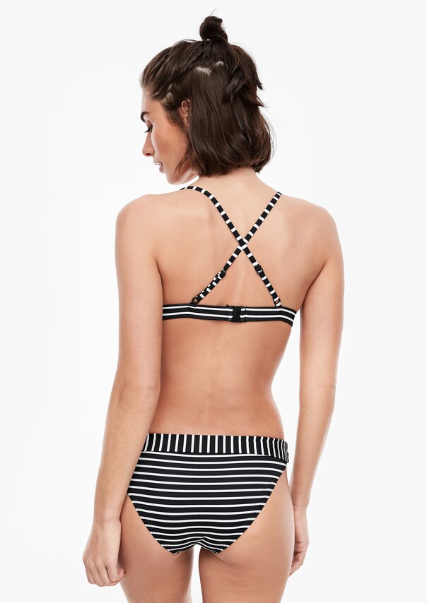 s.Oliver, Bikini felső, fekete & fehér, 5 kép a 5 közül
