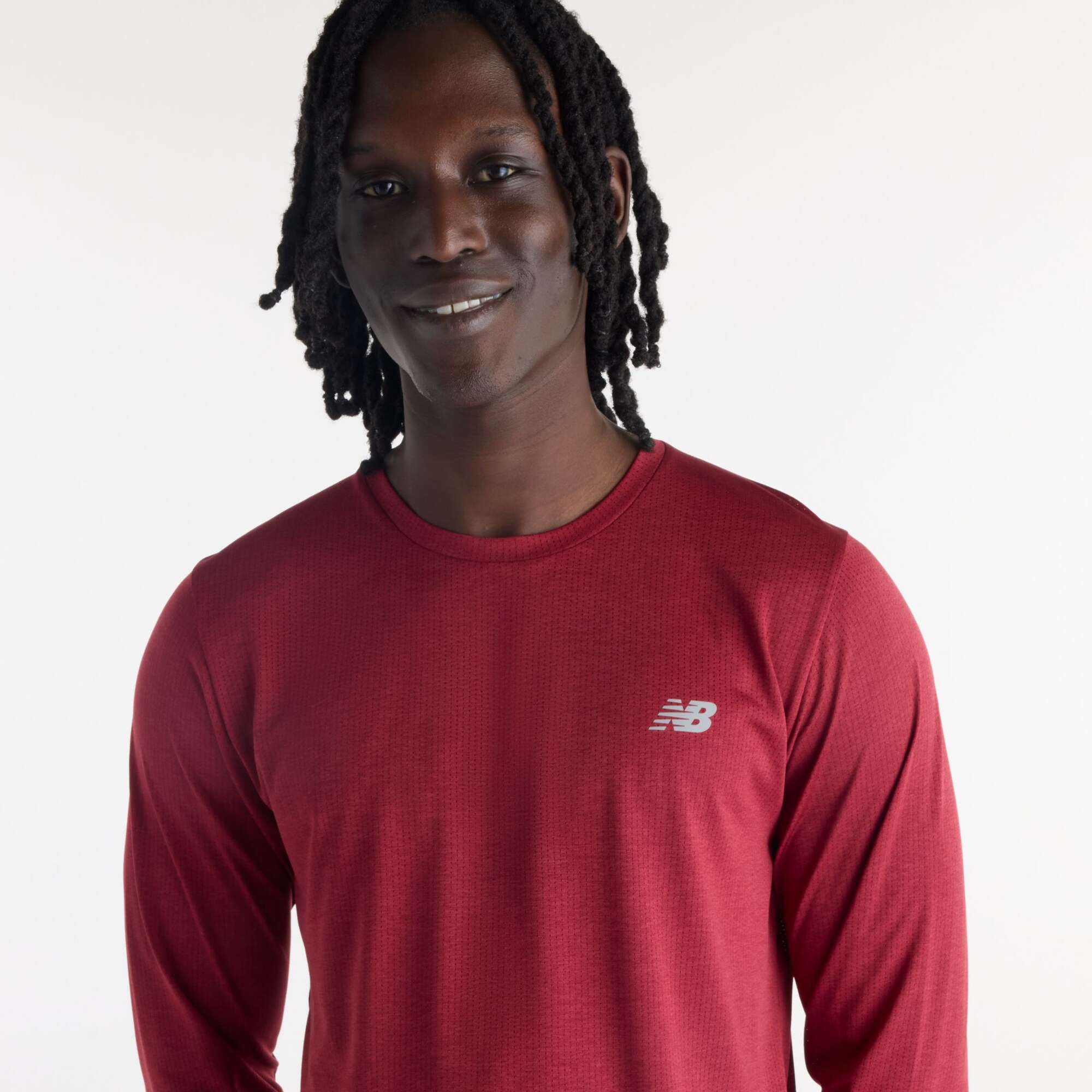 New balance Camiseta funcional 'Athletics Long Sleeve'  rojo – imagen 3