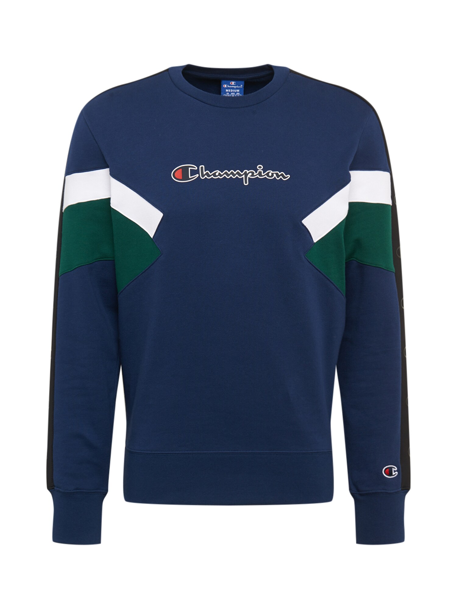Champion Authentic Athletic Apparel Megztinis be užsegimo  balta / mėlyna / žalia