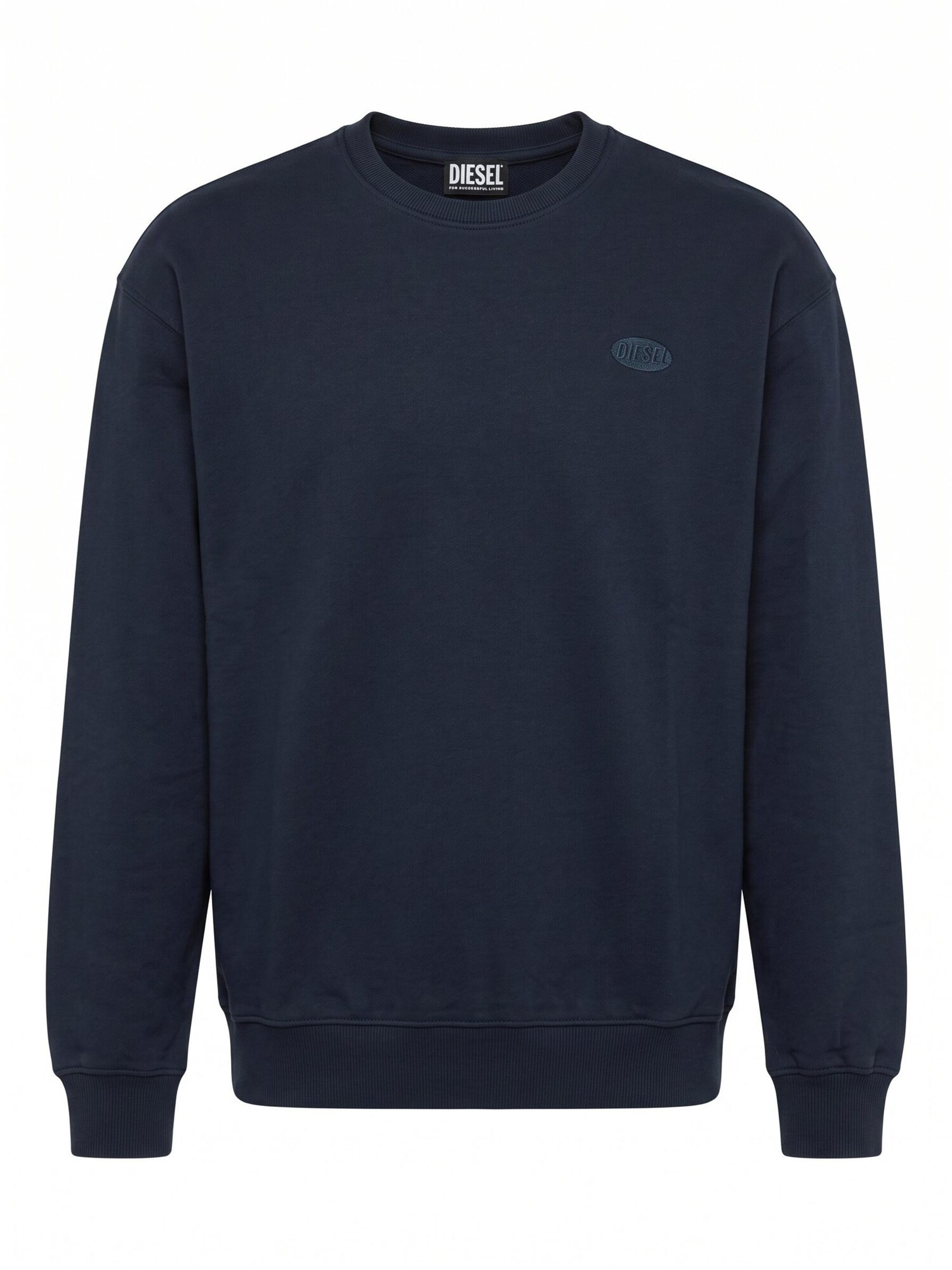 DIESEL Pulover S-NEW-GINN bleumarin