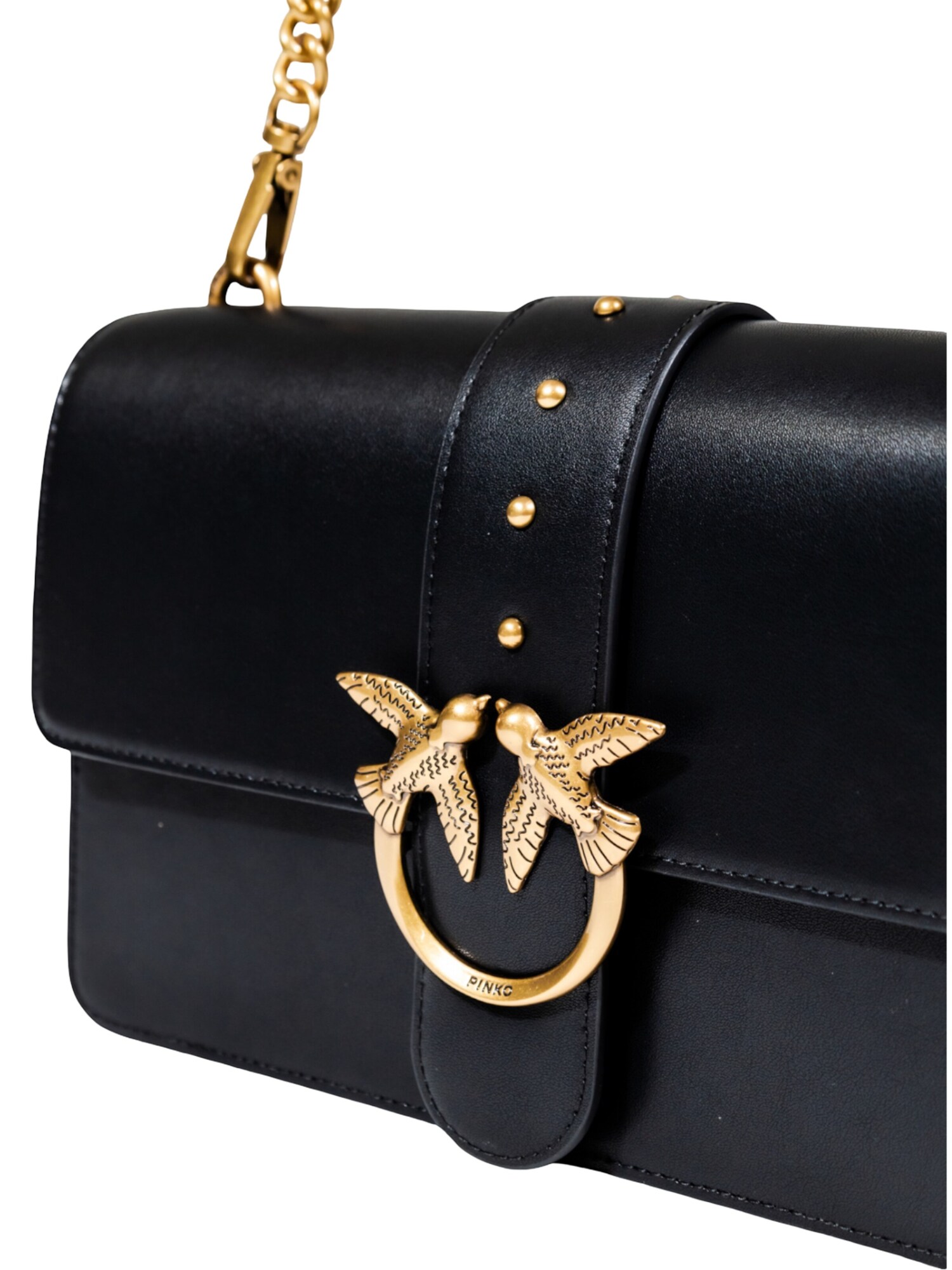 PINKO Bolso de hombro 'LOVE ONE CLASSIC' oro / negro – imagen 2
