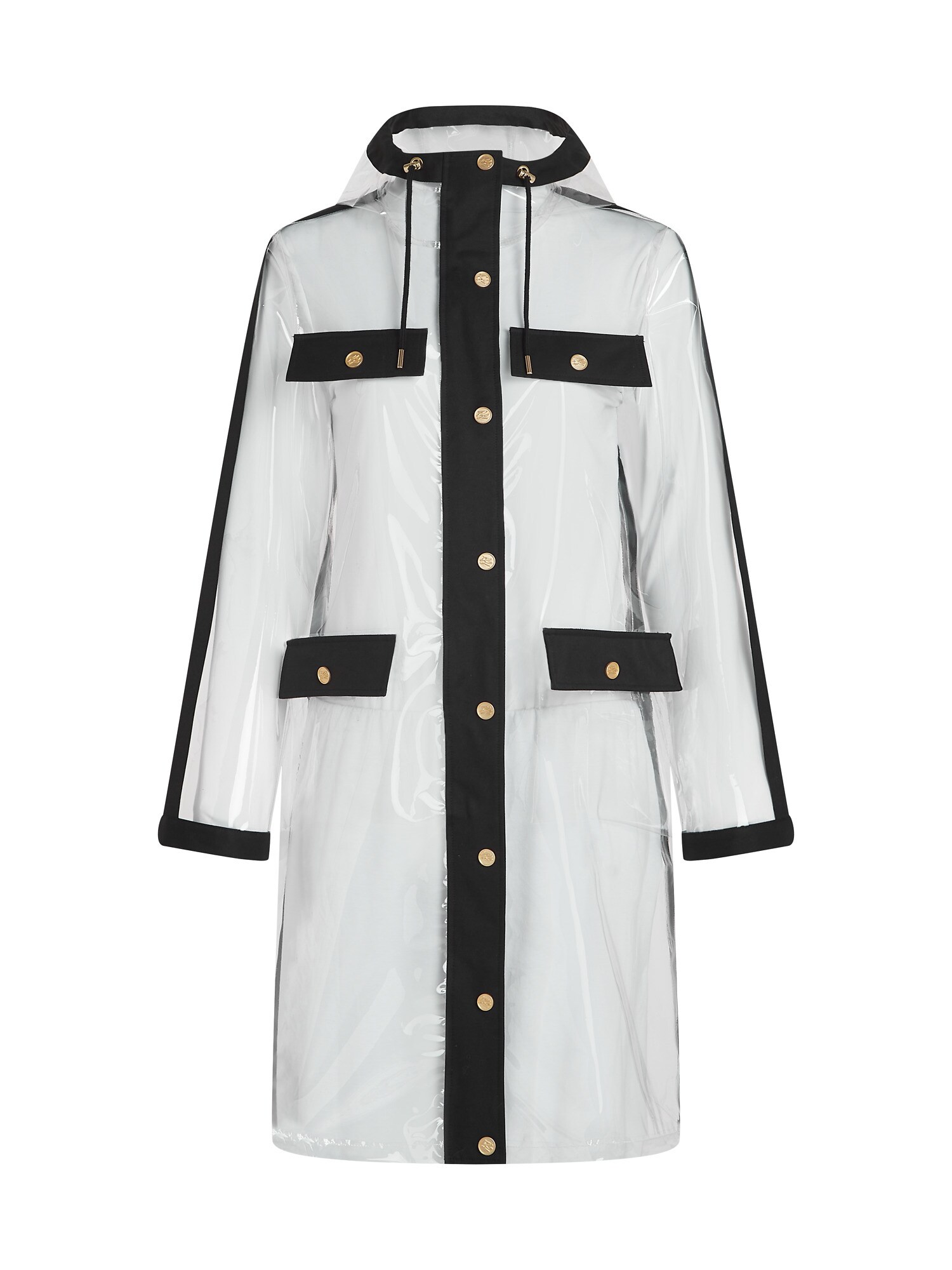 Karl Lagerfeld Palton funcțională  negru / transparent