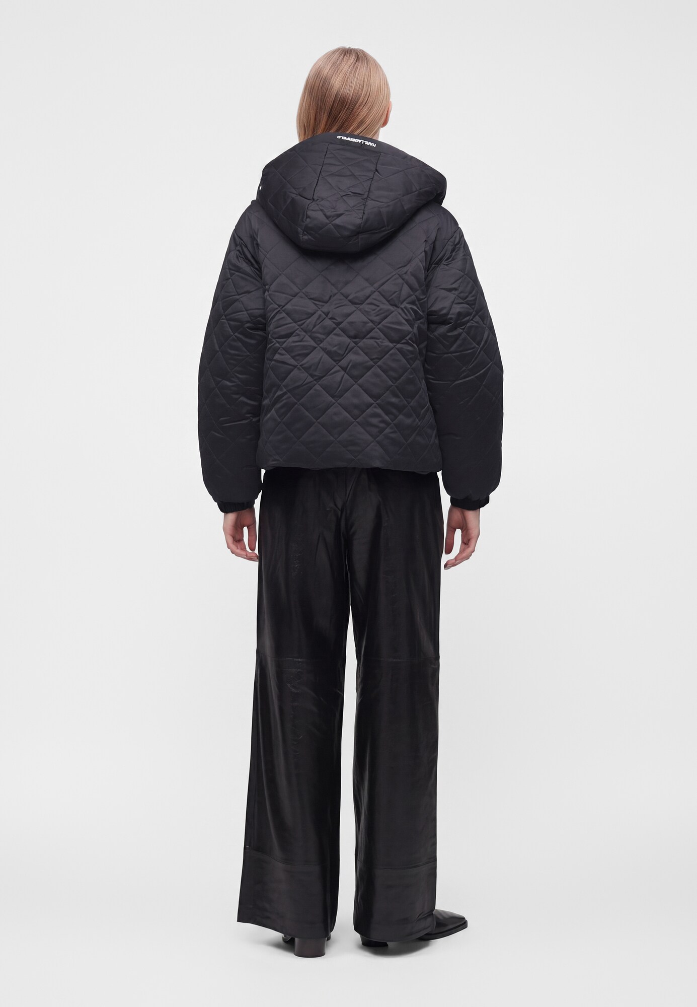 Karl Lagerfeld Chaqueta de invierno 'IKON'  negro – imagen 3