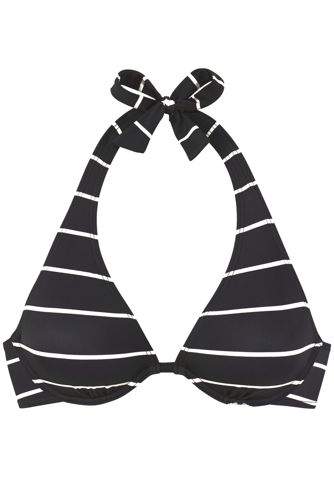 BENCH Sutien costum de baie  negru / alb