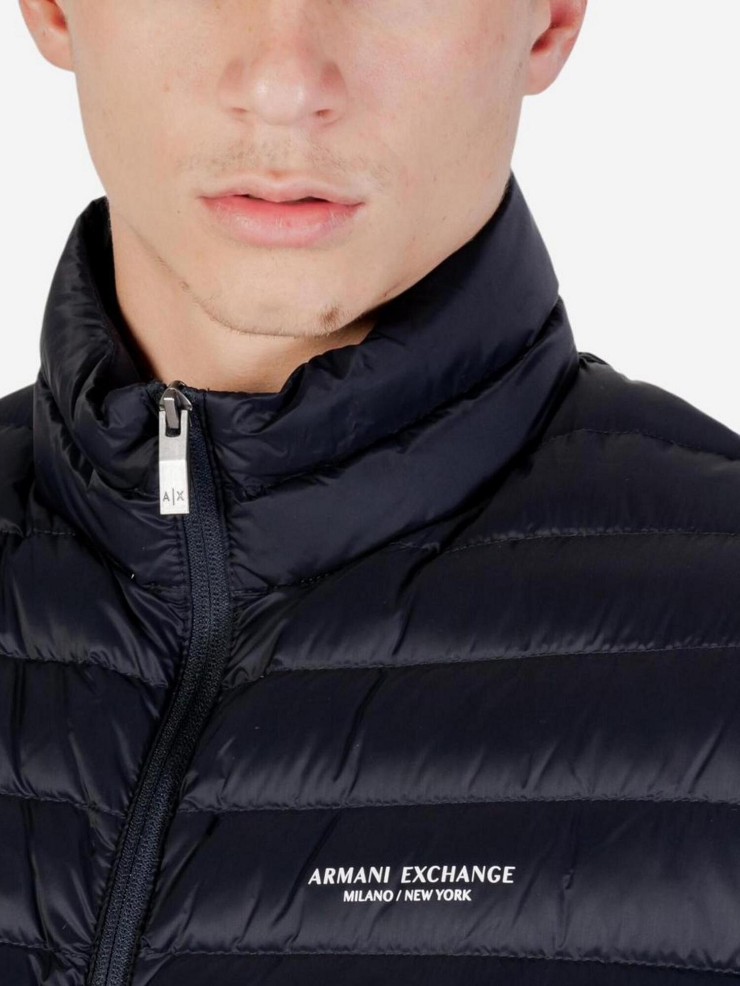 ARMANI EXCHANGE Abrigo de invierno azul oscuro – imagen 3
