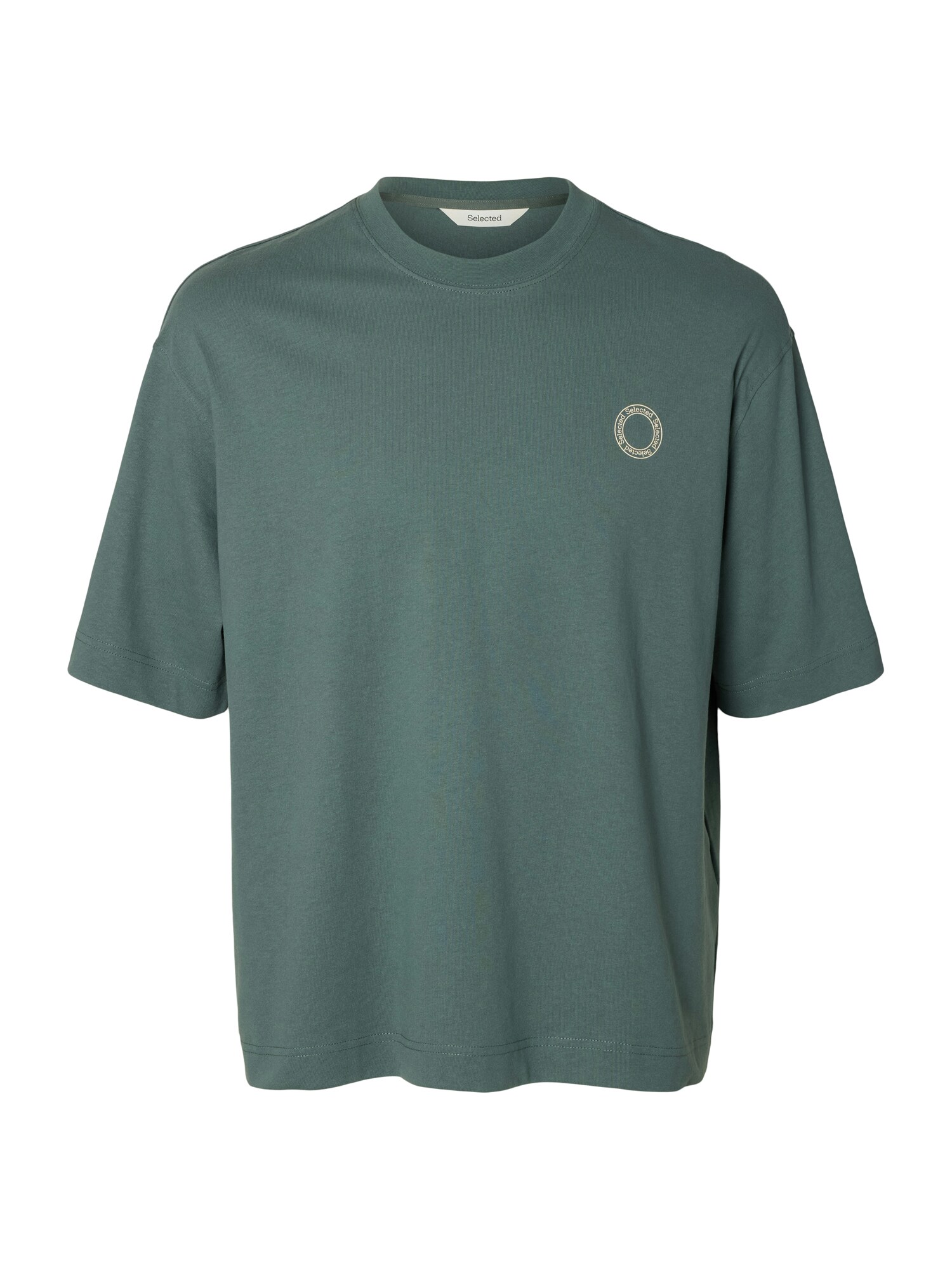 SELECTED Tricou SLHWILL  verde jad