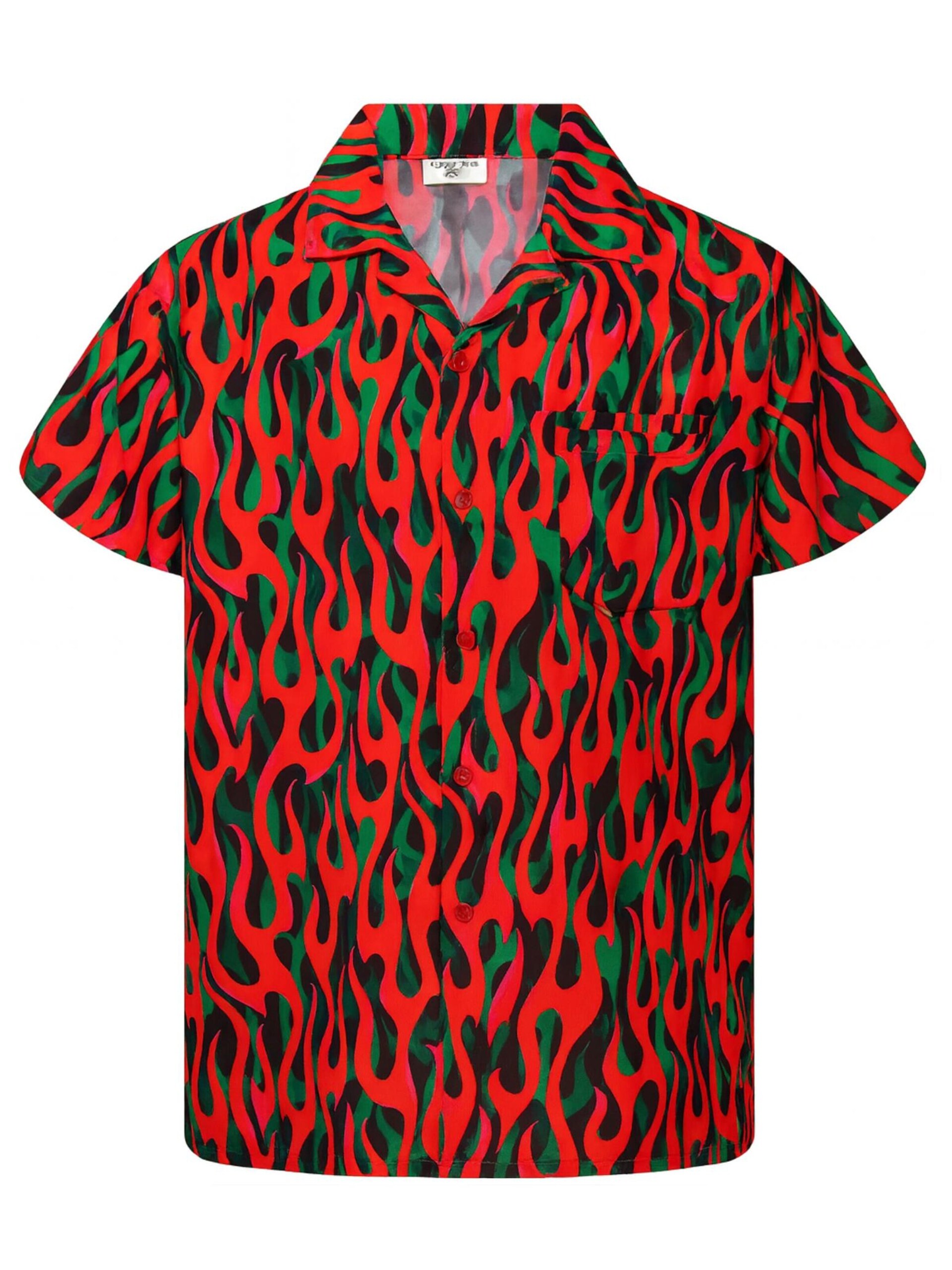 King Kameha T-shirt 'Flames Allover' herr