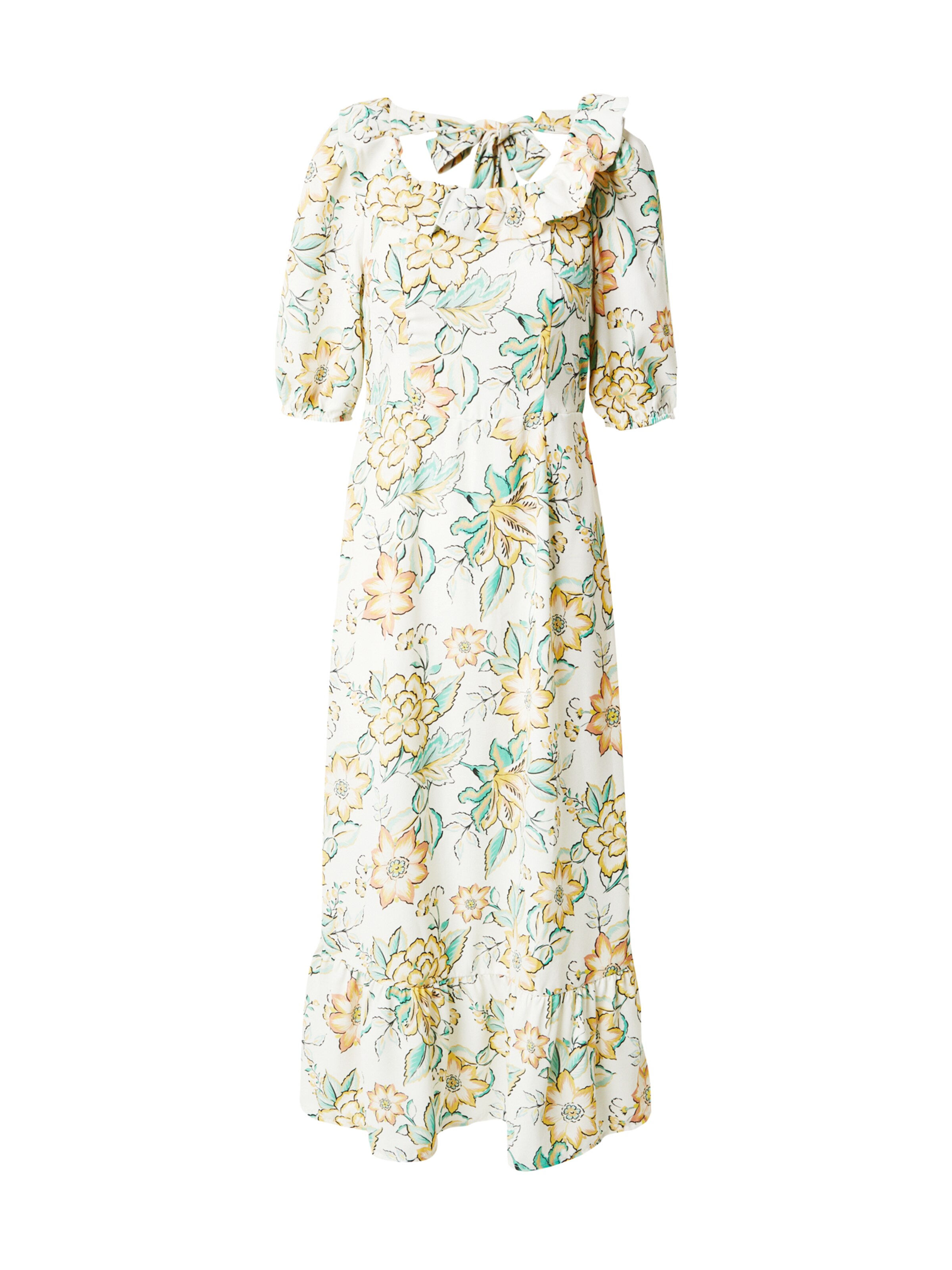 Dorothy Perkins Haljina menta / narančasta / bijela