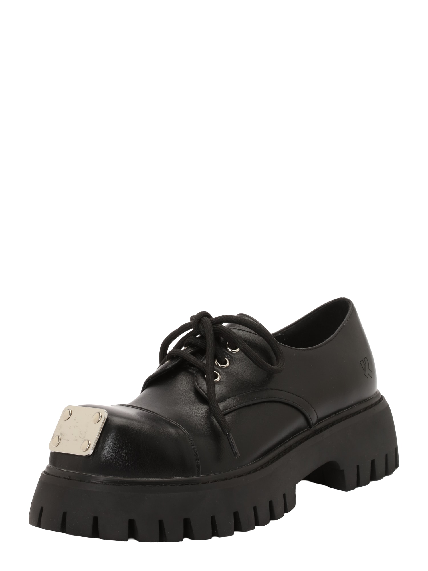 Koi Footwear Šnurovacie topánky 'Gehrman'  čierna / strieborná