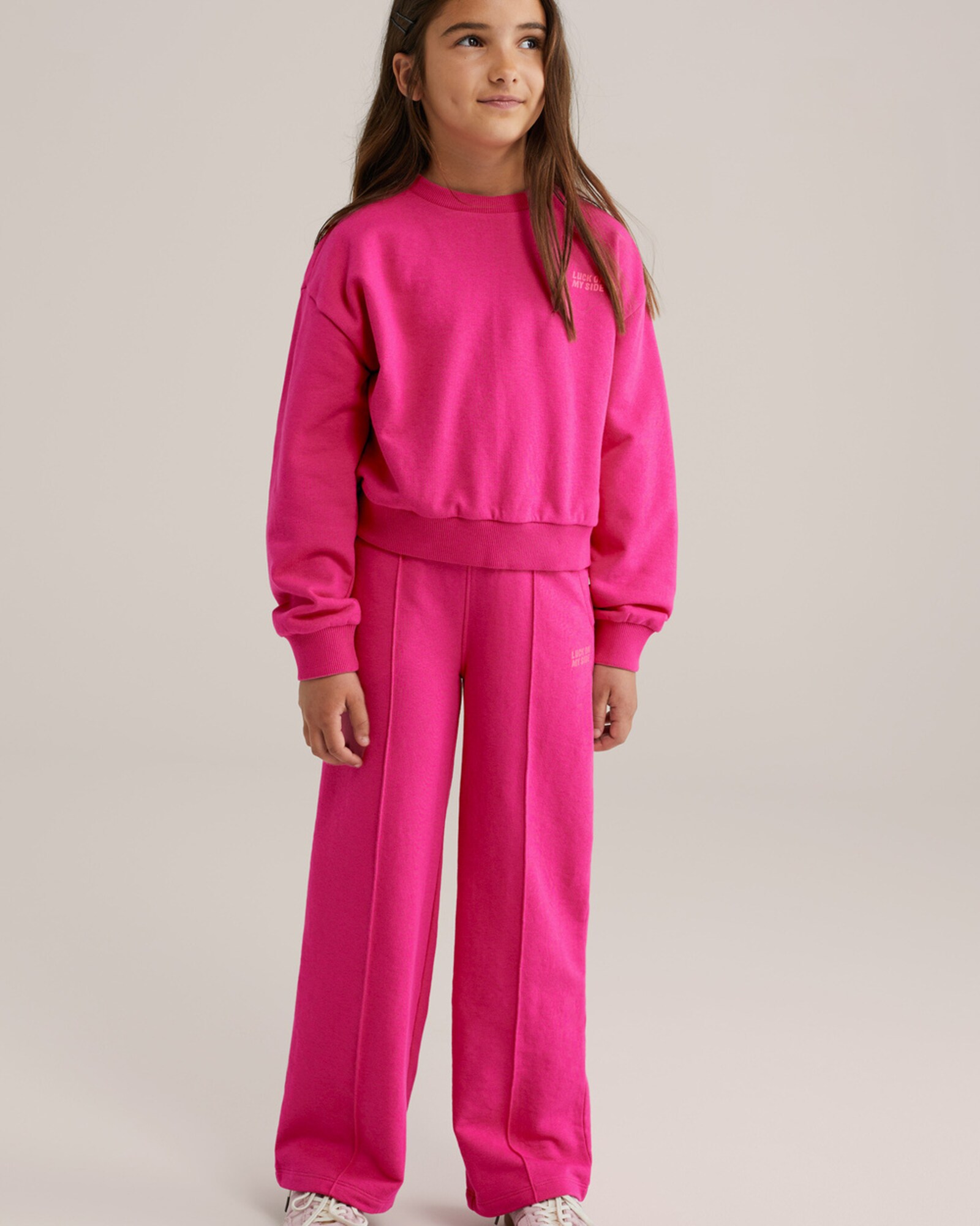 WE Fashion Mikina ružová (obrázok 5)