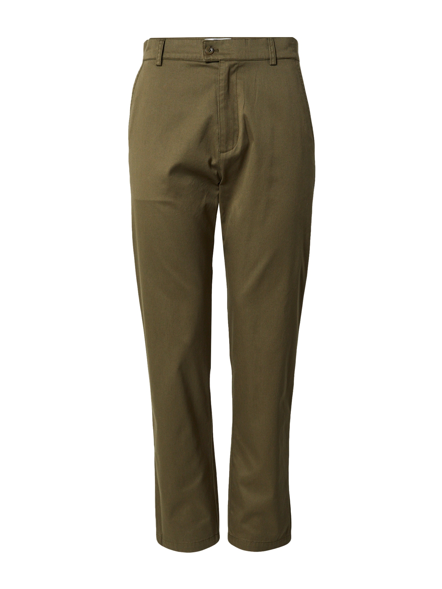 ABOUT YOU x Jaime Lorente „Chino“ stiliaus kelnės 'Timur' alyvuogių spalva