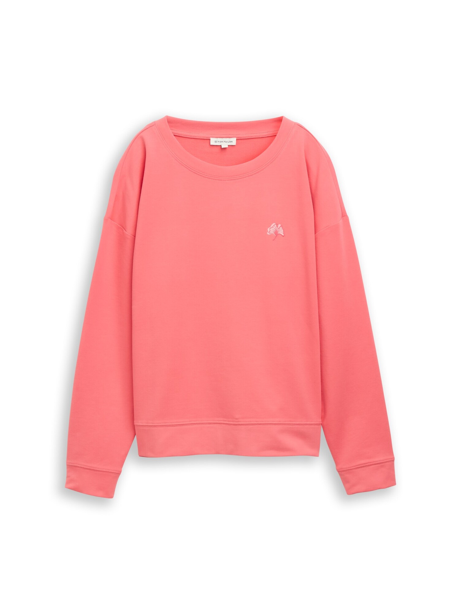 Tom Tailor Sweatshirt Rosa / Pitaja Roze / Magenta / Wit