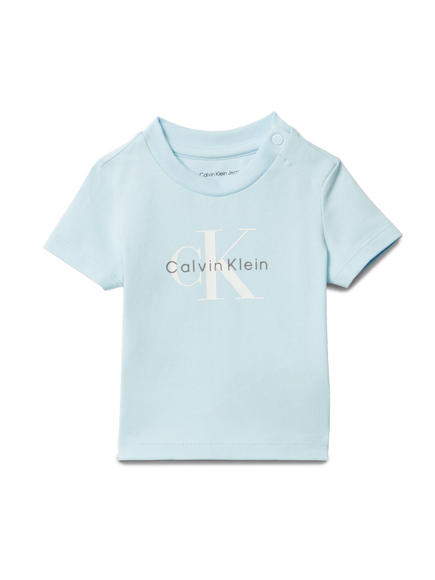 Calvin Klein Jeans Póló  világoskék / antracit / fehér akciós termékkép 1