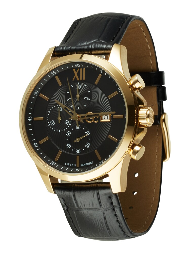Gc Uhr Herren Größe One Size gold / schwarz