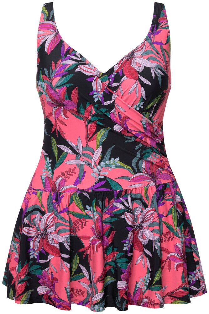 Ulla Popken Badeanzug Damen Größe 4XL bunt